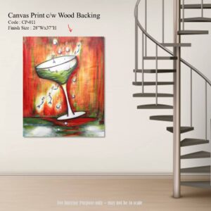 CP-011 (Canvas Print c/w Wood Backing)